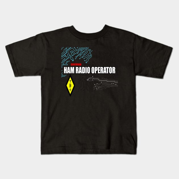 Radio Electronic Design - Ham Radio Kids T-Shirt by tatzkirosales-shirt-store